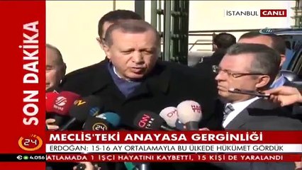 Cumhurbaşkanı Erdoğan: Parlamento çalışamaz hale gelirse erken seçim düşünülür