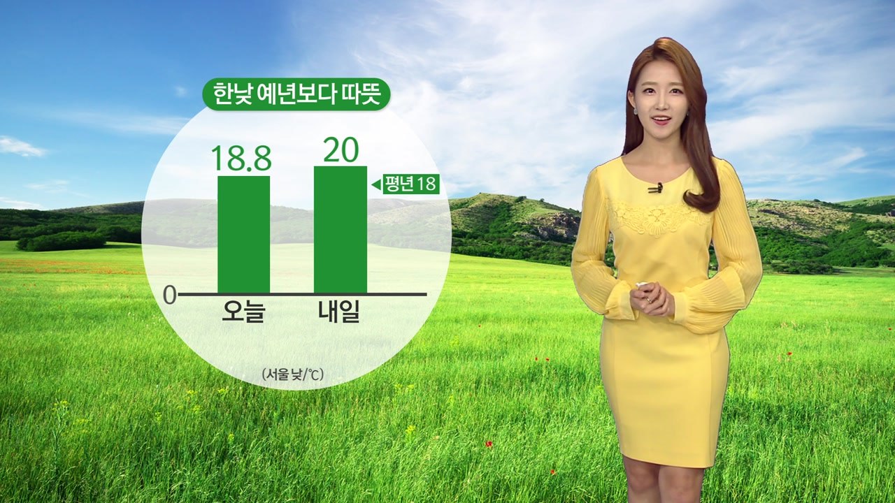 [날씨] 내일 따뜻한 봄 날씨...미세먼지 '말썽' / YTN