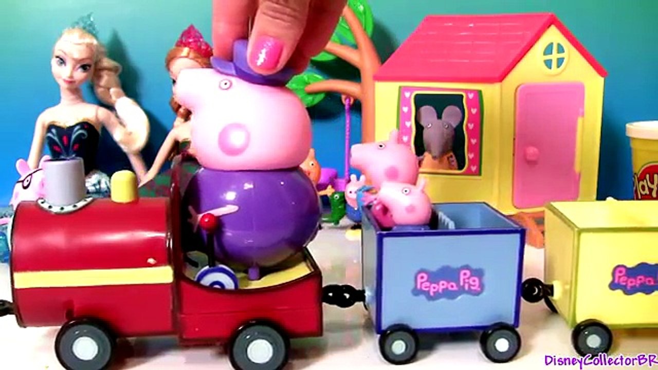 Peppa Pig Riding Grandpa Train - El Tren del Abuelo - Trenecito Del Abuelo  Nickelodeon Play-Doh - video Dailymotion