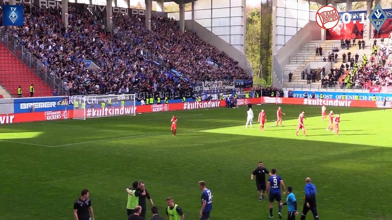 Kickers Offenbach vs. SV Waldhof Mannheim 07 (Mit Abfeiern)