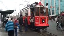Taksim'in nostaljik tramvayı 6 ay yok...