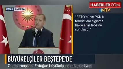 Erdoğan&#39;dan ABD&#39;ye: Dost demeye dilim varmıyor