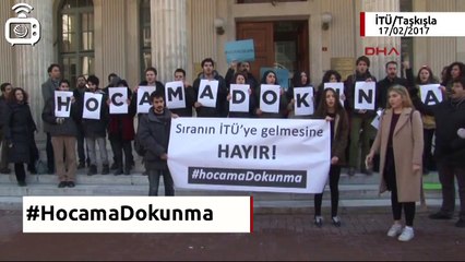 İstanbul Teknik Üniversitesi’nde akademisyenlere destek eylemi