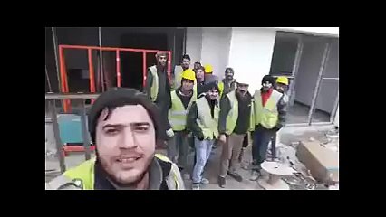 Tatil izni olmayan inşaat işçileri de 'Hayır' dedi