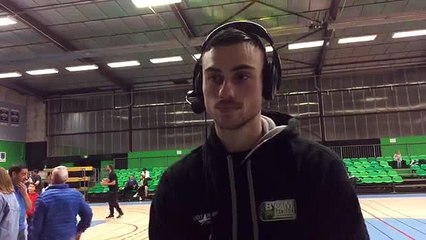 Réaction de Raphaël BINVIGNAT après la défaite à Pont de Cheruy (89-80)