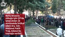 Sözleşmesi yenilenmediği için yaşamına son veren imzacı akademisyen toprağa verildi