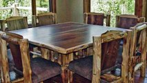 Rustic Kitchen Tables and Chairs Set Furniture