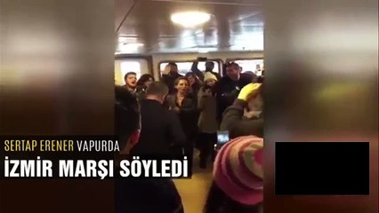 Sertab Erener vapurda İzmir Marşı&#39;nı söylemişti