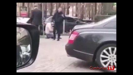 Kiev&#39;deki silahlı saldırıdan olay yeri görüntüleri