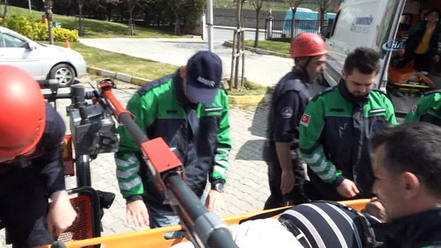 Yaşlı ve Engelliler Merkezi'nde filim sahnelerini aratmayan deprem tatbikatı