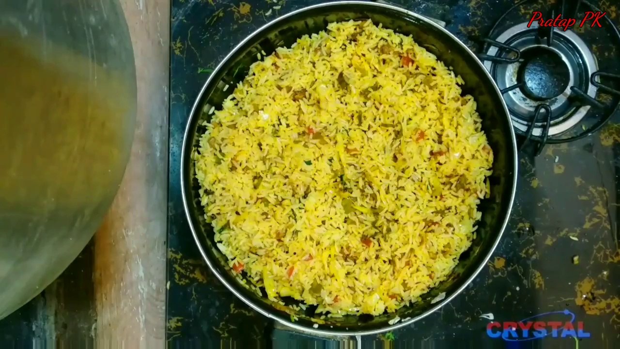 How to Make Veg Pulao  Indian style Pulao  Fried Rice