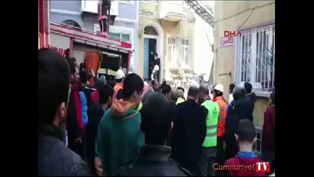 Beyoğlu'nda 3 çocuğun öldüğü yangın faciasından olay yeri görüntüleri