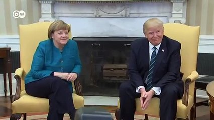 Download Video: Trump, Merkel’in elini sıkmadı!