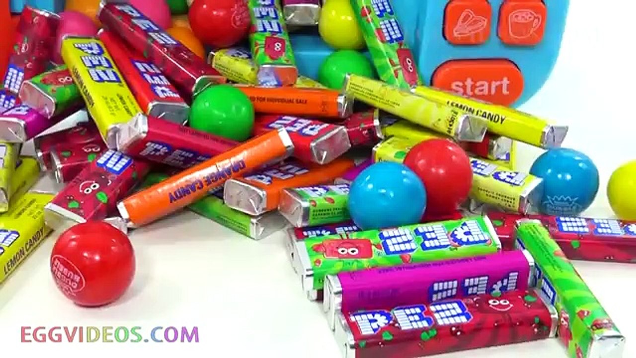 Learn Colors! Play Doh Fish Mold Fun and Creative for Kids PEZ Microwave Toys Kinder Surprise Eggs