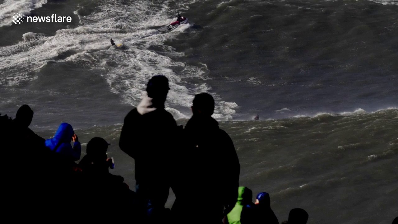 Watch the monster swell that earned surfer Rodrigo Koxa a Biggest Wave Award nomination