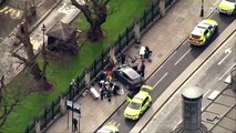 Londra'daki saldırı bölgesinden görüntüler