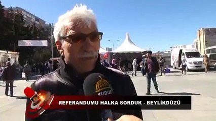 Muhabiri şaşkına çevirdiler: Başbakanımızı çok seviyoruz onun için &#39;Hayır&#39; diyoruz