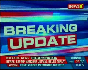 Bjp mp manohar untwal issues threat says will eliminate those who disrespect our pm, cm