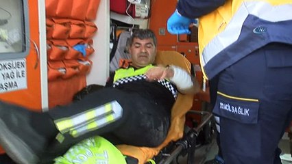 Kayabaşı’nda hafriyat kamyonu İETT otobüsüne çarptı: 1'i bebek 5 yaralı