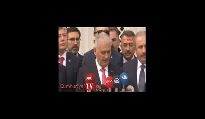 Başbakan Yıldırım:  Sahil Güvenlik ekiplerimiz gerekli müdahaleyi yaptılar ve oradan o bayrağı kaldırdılar