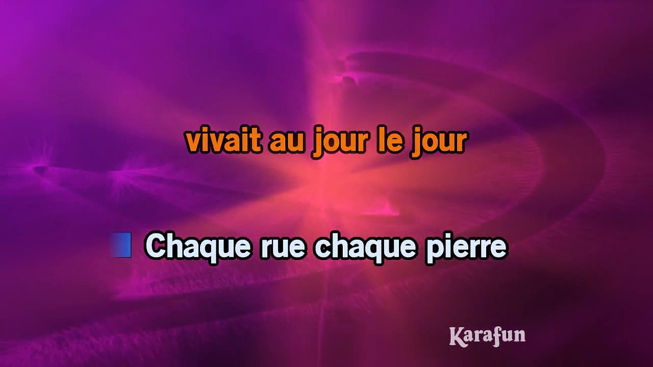 Laura Pausini et Charles Aznavour - Paris au mois d'août KARAOKE / INSTRUMENTAL