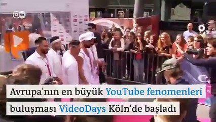 YouTube fenomenleri Köln&#39;de buluştu