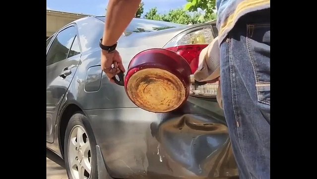 Kaporta ve tampondaki göçük sıcak suyla nasıl düzeltilir?