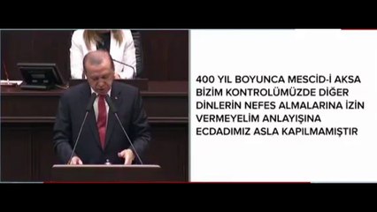 Erdoğan: Kudüs ilk Haçlı Seferleri'nden bu yana kan akıttığımız bir yerdir