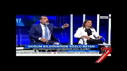 "Sen vatanseversen ben teröristim" deyip yayını terk etti