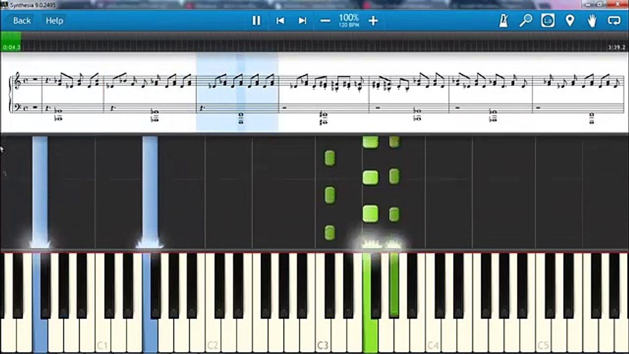 Adele - Hometown Glory - piano lesson piano tutorial