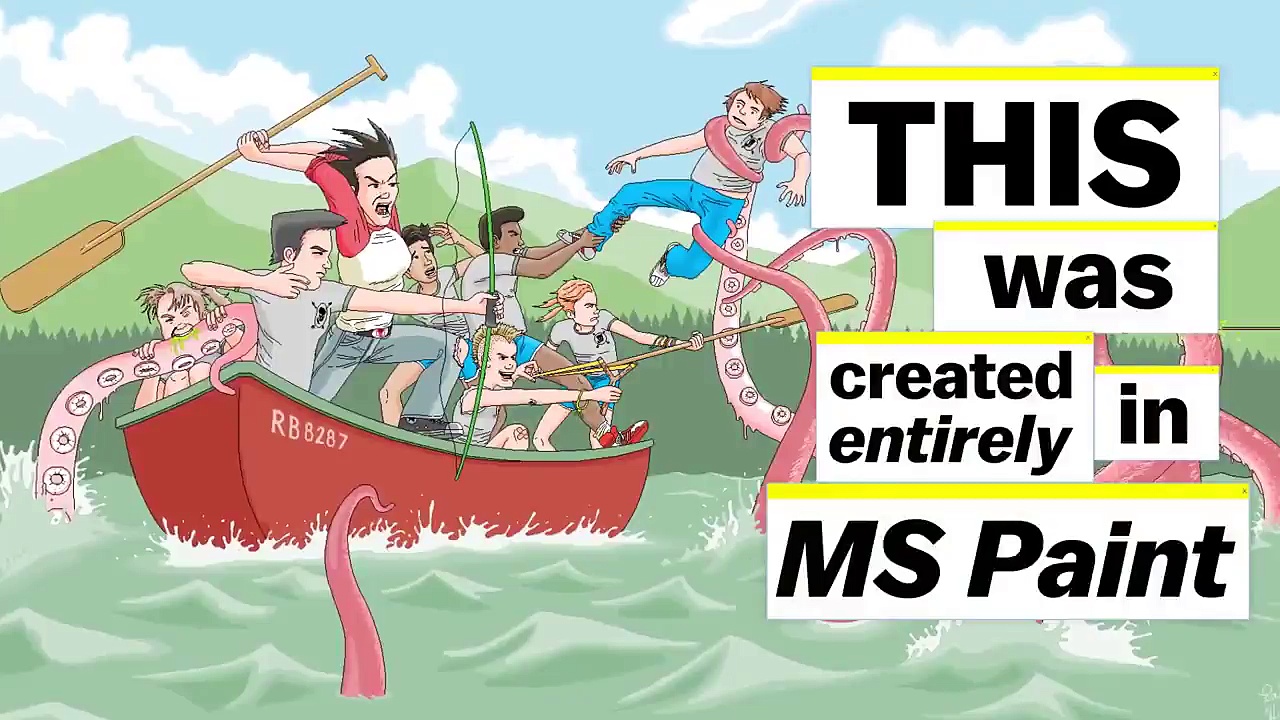 Bu resim paint ile çizildi