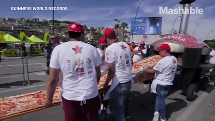 Dünyanın en uzun pizzası