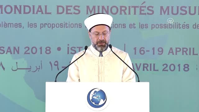 Dünya Müslüman Azınlıklar Zirvesi -Diyanet İşleri Başkanı Erbaş (4)