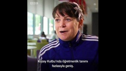 Kuzey Kutbu&#39;nda öğretmen olmak...