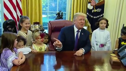 Beyaz Saray&#39;da Trump çiftiyle Cadılar Bayramı