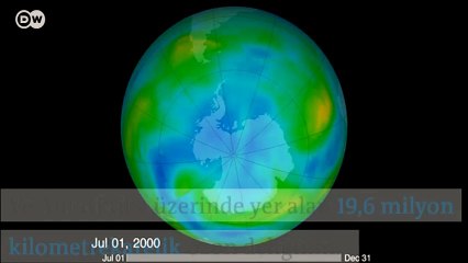Ozon deliği 1988&#39;den bu yana en küçük boyutunda