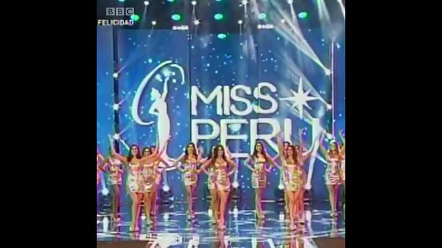 Peru güzellik yarışmasında vücut ölçüleri yerine kadına şiddet vurgusu yapıldı