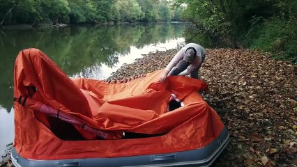 Yüzen çadır ile farklı bir kamp macerasına hazır olun!