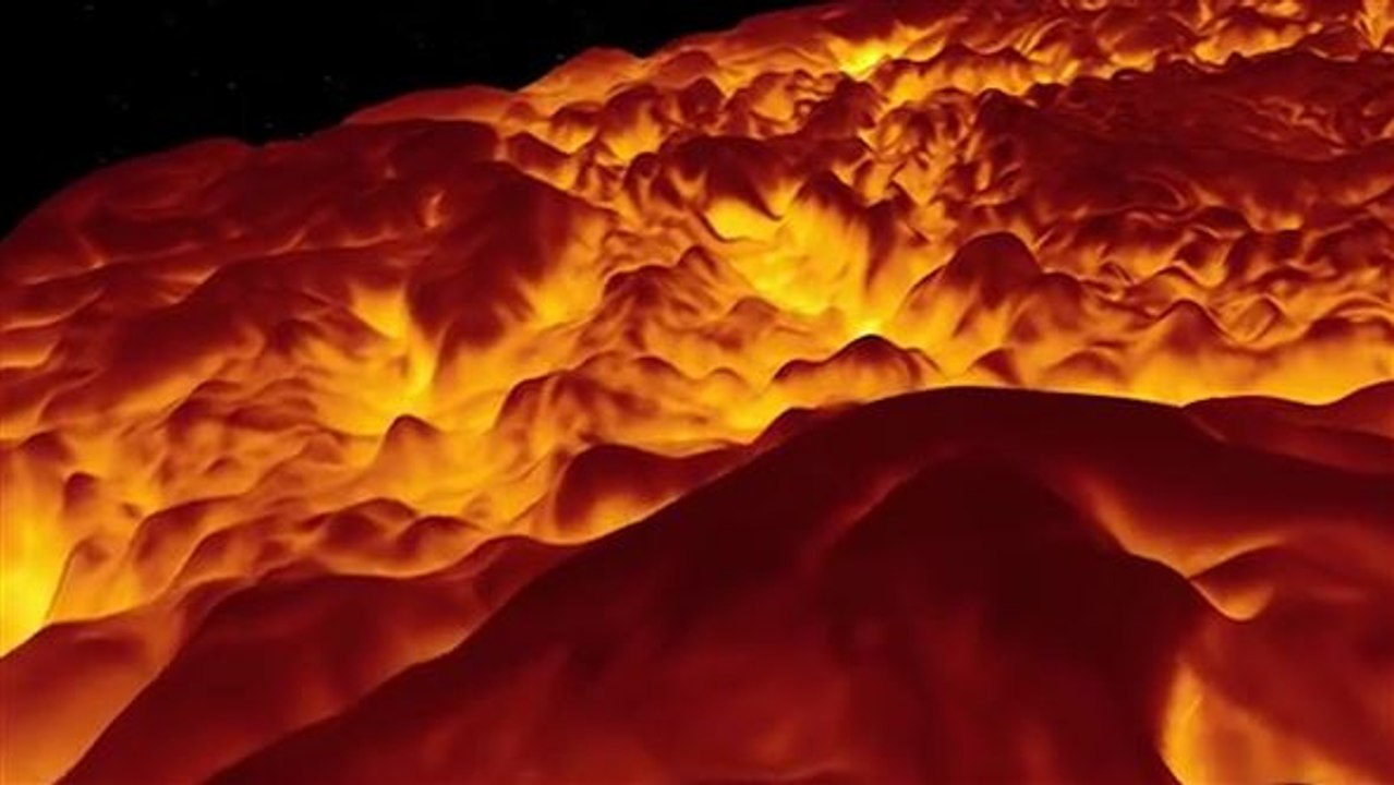 Eiskalte Hölle: 3D-Animation des Nordpols auf Jupiter