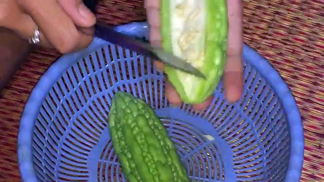 Healthy food, Fried Gourd With Eggs, Cambodian Food, Asian Food