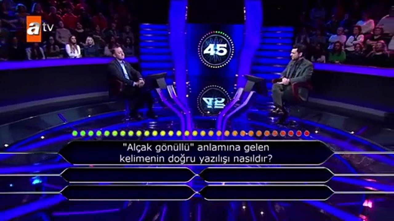 Kim Milyoner Olmak İster'de Murat Yıldırım, yarışmacıya laf sokup gönderdi