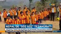 Nepal'de 'Göz Göz' tezahüratı