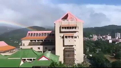 Tayvan'da dokuz saat izlenen gökkuşağı rekor kırdı