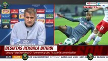 Şenol Güneş'ten Beşiktaş-Leipzig maçı sonrası açıklama: Hak ettiğimiz liderlik...