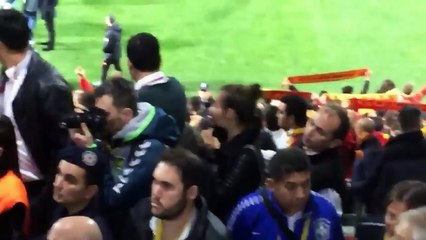 Göztepe-Konya maçında "Yobazlar gidin camiye namaz kılın" tartışması