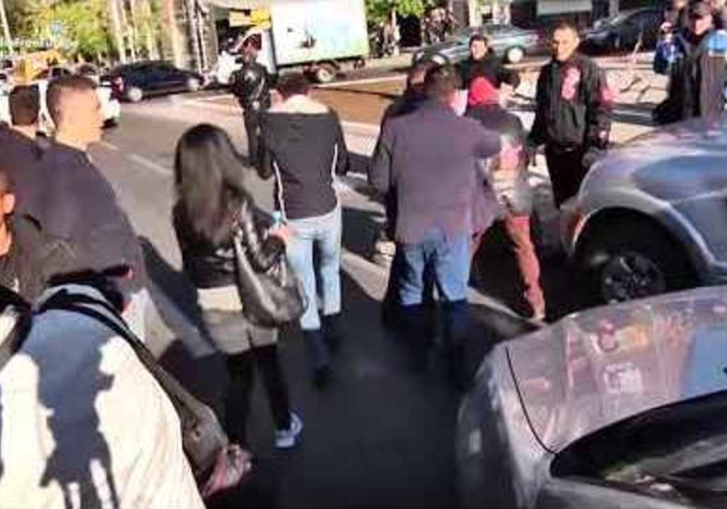 Demonstrators Block Roads in Armenian Capital to Protest Former President's Prime Minister Bid