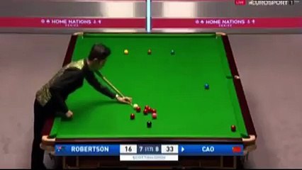Bilardo tarihine geçecek vuruş...