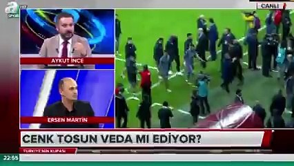 "Şenol Güneş&#39;in Cenk Tosun&#39;a veda bakışı"