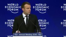 Fransa Cumhurbaşkanı Macron'dan Trump'a gönderme: Davos'ta küresel ısınmaya inanmak zor, neyse ki bu yıl küresel ısınmaya şüpheyle yaklaşan birilerini davet etmediniz