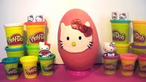 ألعاب صلصال بيضة هالو كيتى ألعاب هالو كيتي - ألعاب بنات -Hello Kitty Surprise PlayDoh Egg